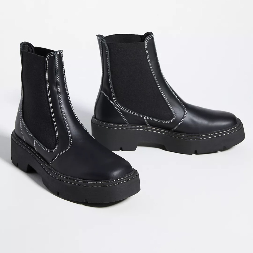 Anthropologie Platform Chelsea Boots